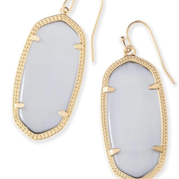 Kendra Scott Jewelry - Kendra Scott Danielle Gold Earrings in Slate